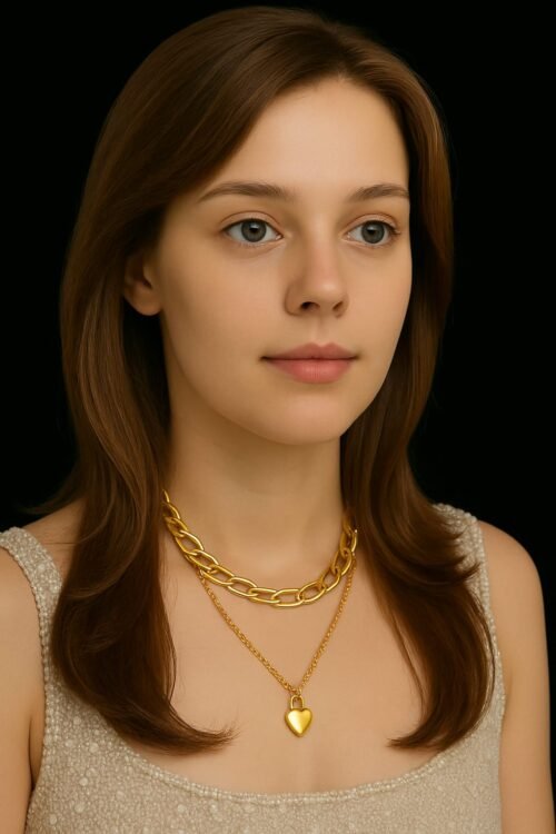 VAKHDUCI Heart Necklace