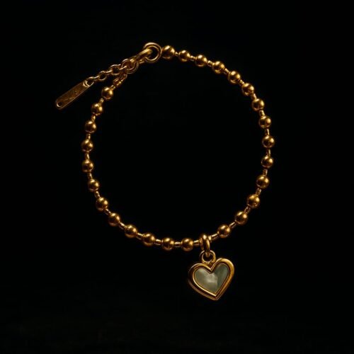 VAKHDUCI Elegant Heart - Shell Bracelet - Image 2