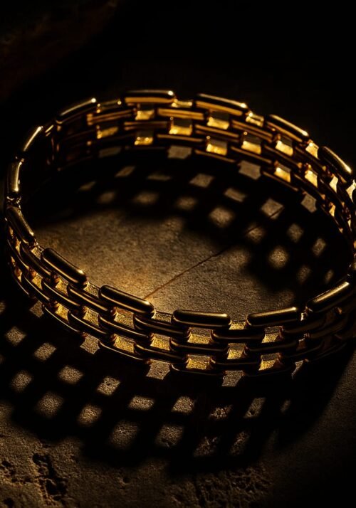 VAKHDUCI Vintage Solid Bangle