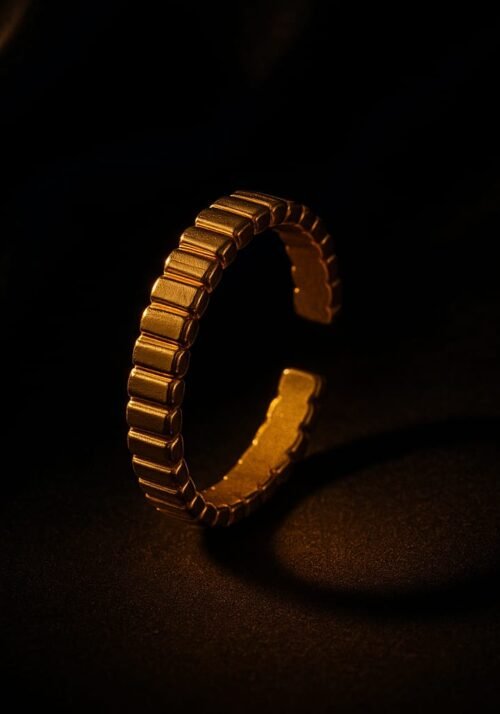 Vakhduci ClassicGlow Adjustable Open Ring