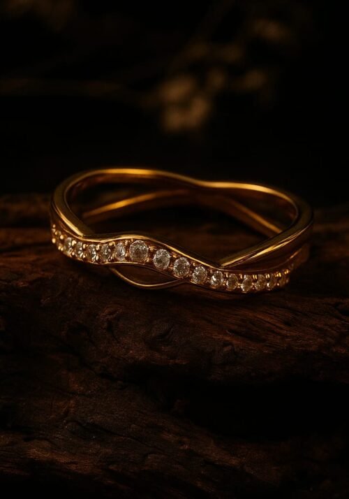 VAKHDUCI GeoShine Stainless Steel Ring