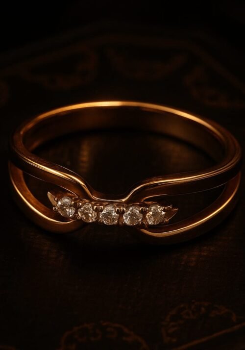 VAKHDUCI Classic Gold Daily Ring