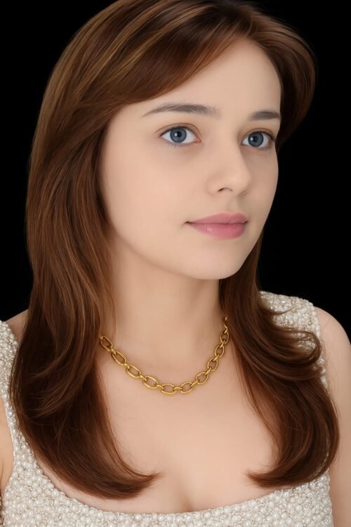 VAKHDUCI Radiant Aura Solid Necklace