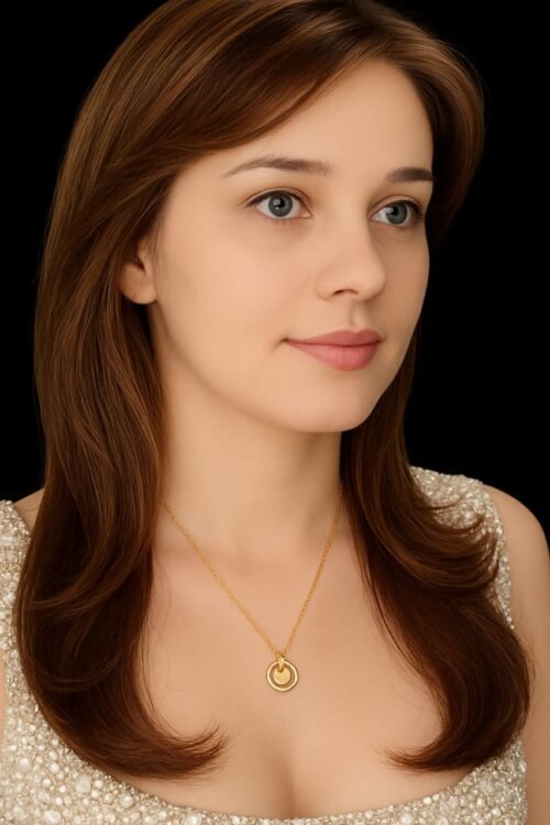 VAKHDUCI Golden Halo Necklace