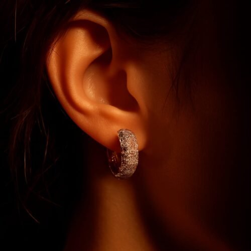 VAKHDUCI Geometric Round Earring