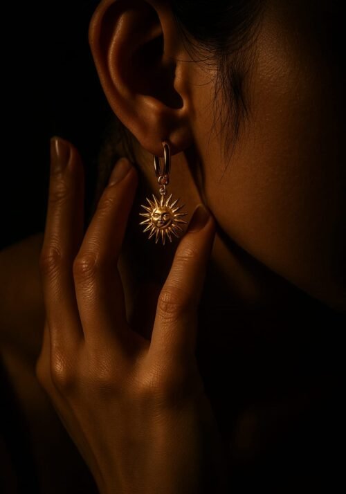 VAKHDUCI Minimalist Titanium Steel Drop Earring
