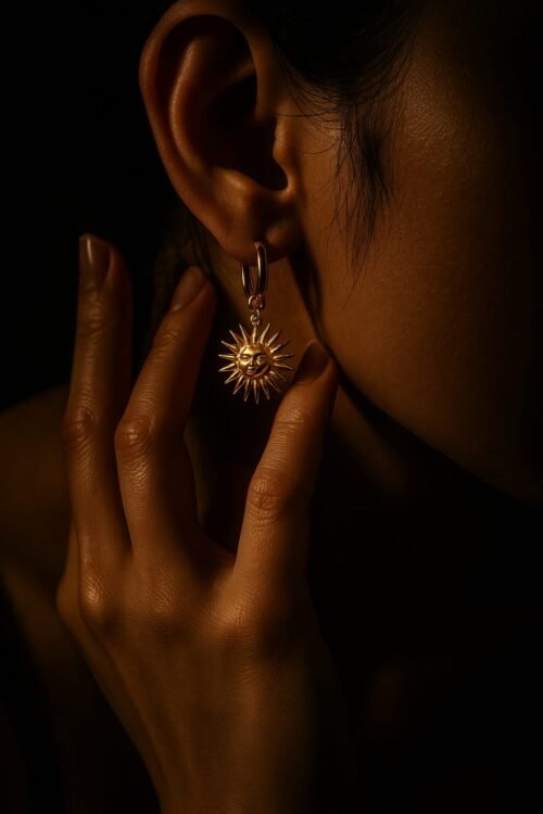 VAKHDUCI Minimalist Titanium Steel Drop Earring