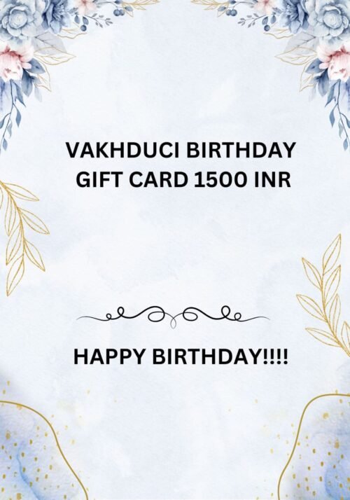 VAKHDUCI Birthday Gift Card